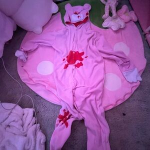Pink gloomy bear onsie